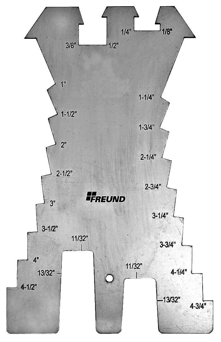 Anreißschablone , 140 mm, Klempner, Freund