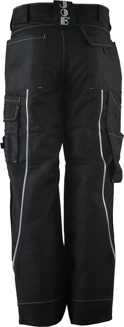 Bundhose N.I.T.R.O. aus Stretchpilot schw. mit Knietasche, JOB