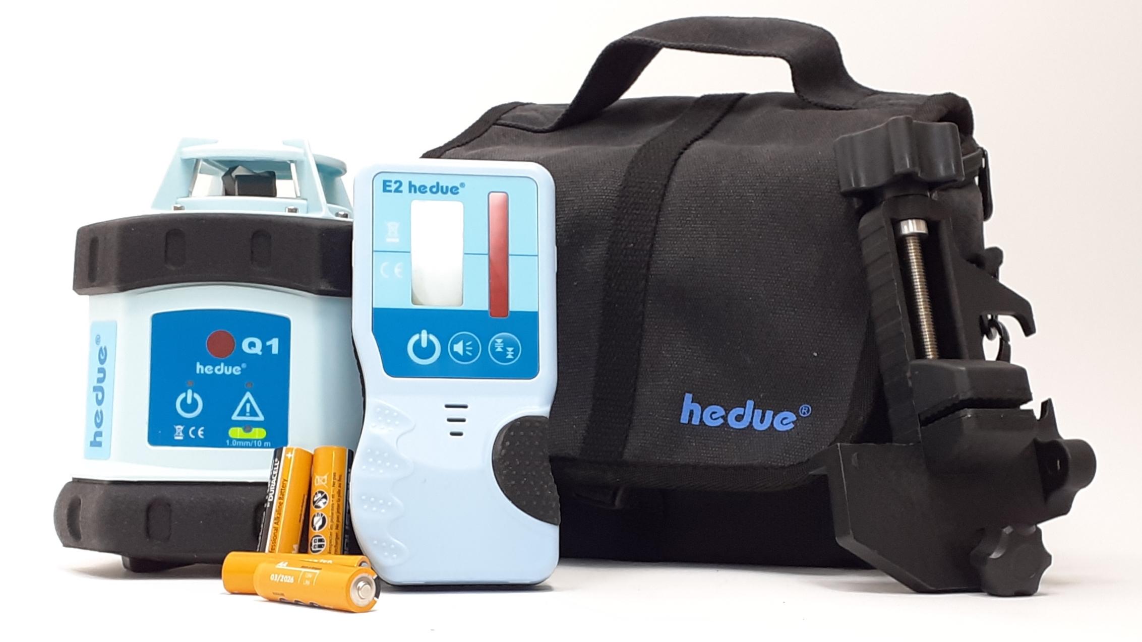 HEDÜ Rotationslaser hedue Q1 in Tasche