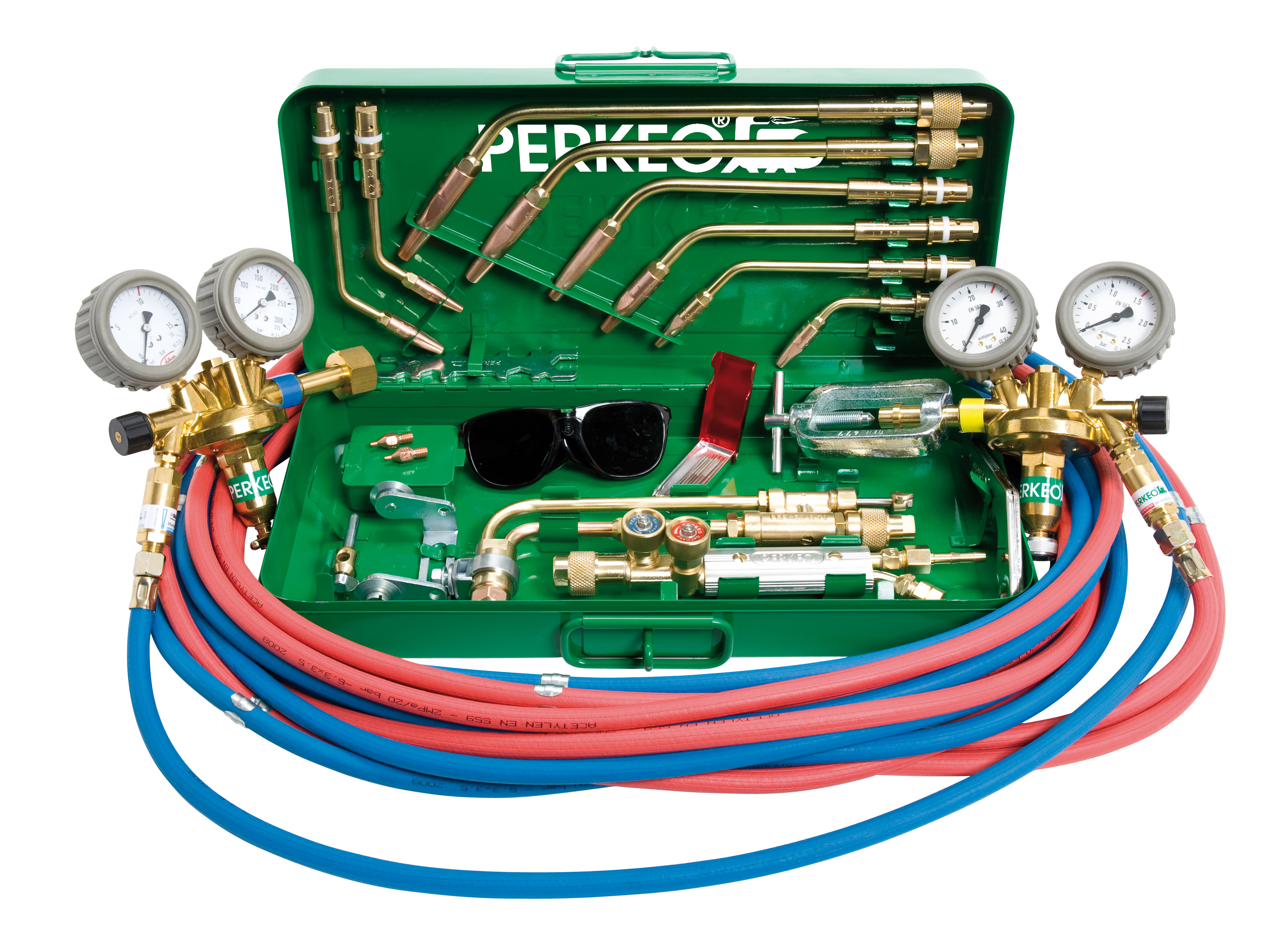 Perkeo A/S-Schweiß-,Schneid-u.Hartlöt- ausrüstung RISTA m.Zub.im Koffer