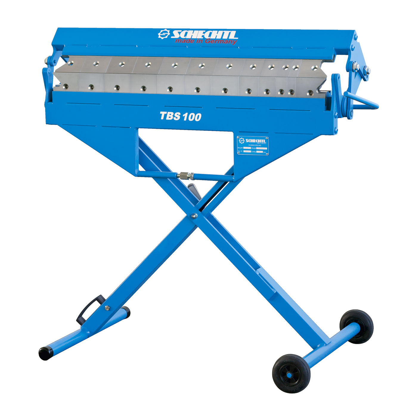 Schechtl TBS 100 Manuelle, transportable Segment-Schwenkbiegemaschine mit Schnellspannsystem