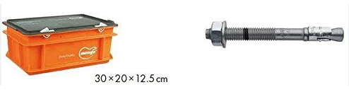 Mungo Schwerlastanker, m2 Stahlbolzen mit U-Scheibe DIN 125A in Mini-Box, lose