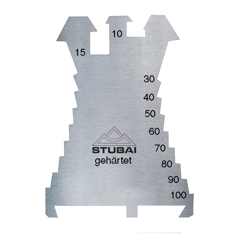 Stubai Anreißschablone Fiechtl 1,3 mm, gehärtet, 140x100 mm